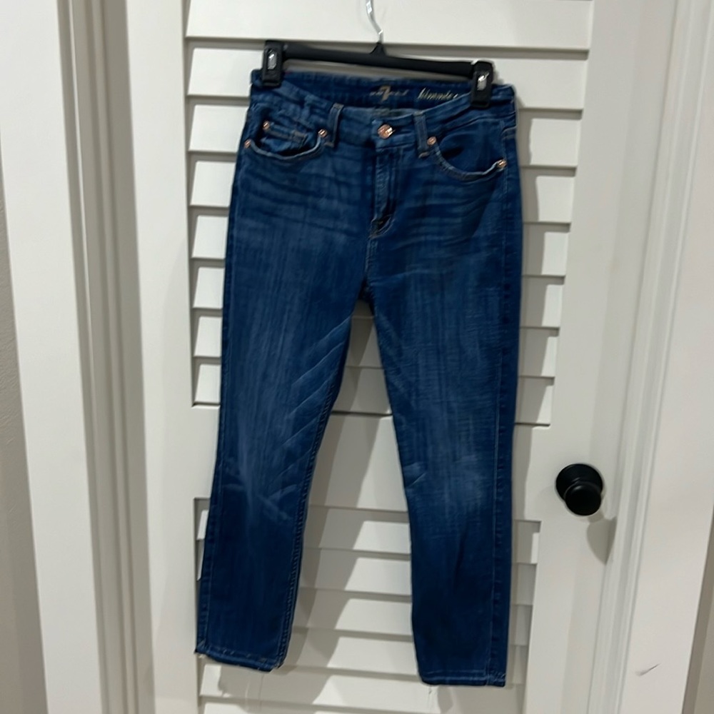 7 For All Mankind Kimmie Crop NWOT